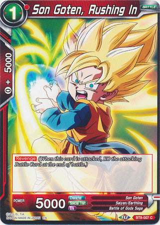 Son Goten, Rushing In [BT8-007] | Nerdhalla Games