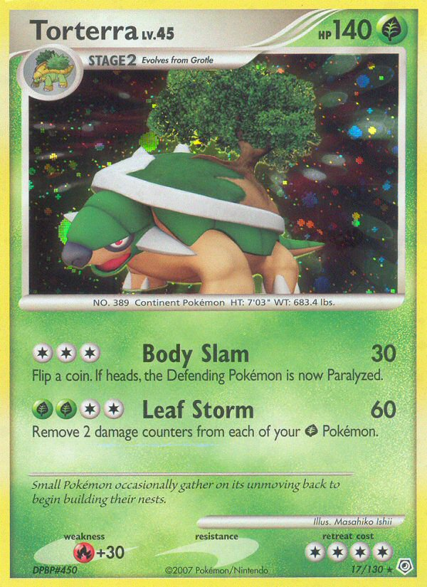 Torterra (17/130) [Diamond & Pearl: Base Set] | Nerdhalla Games