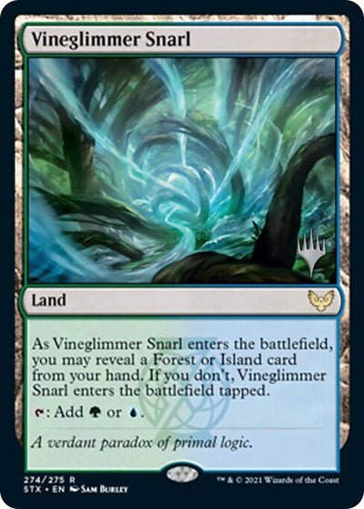 Vineglimmer Snarl (Promo Pack) [Strixhaven: School of Mages Promos] | Nerdhalla Games