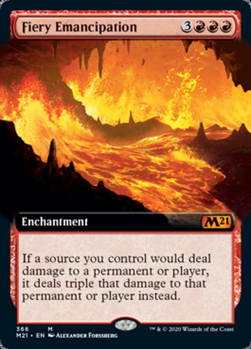 Fiery Emancipation (Extended Art) [Core Set 2021] | Nerdhalla Games