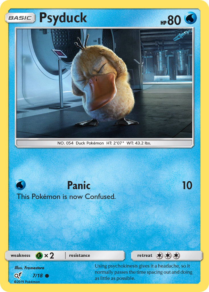 Psyduck (7/18) [Sun & Moon: Detective Pikachu] | Nerdhalla Games