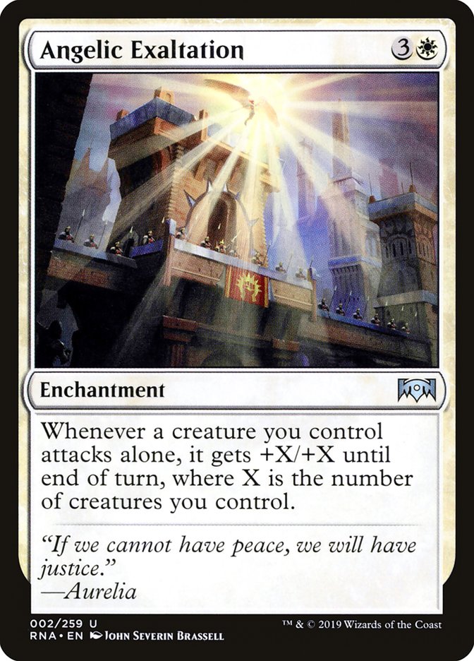 Angelic Exaltation [Ravnica Allegiance] | Nerdhalla Games