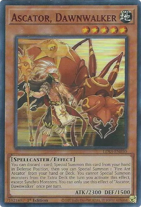 Ascator, Dawnwalker (Red) [LDS3-EN050] Ultra Rare | Nerdhalla Games