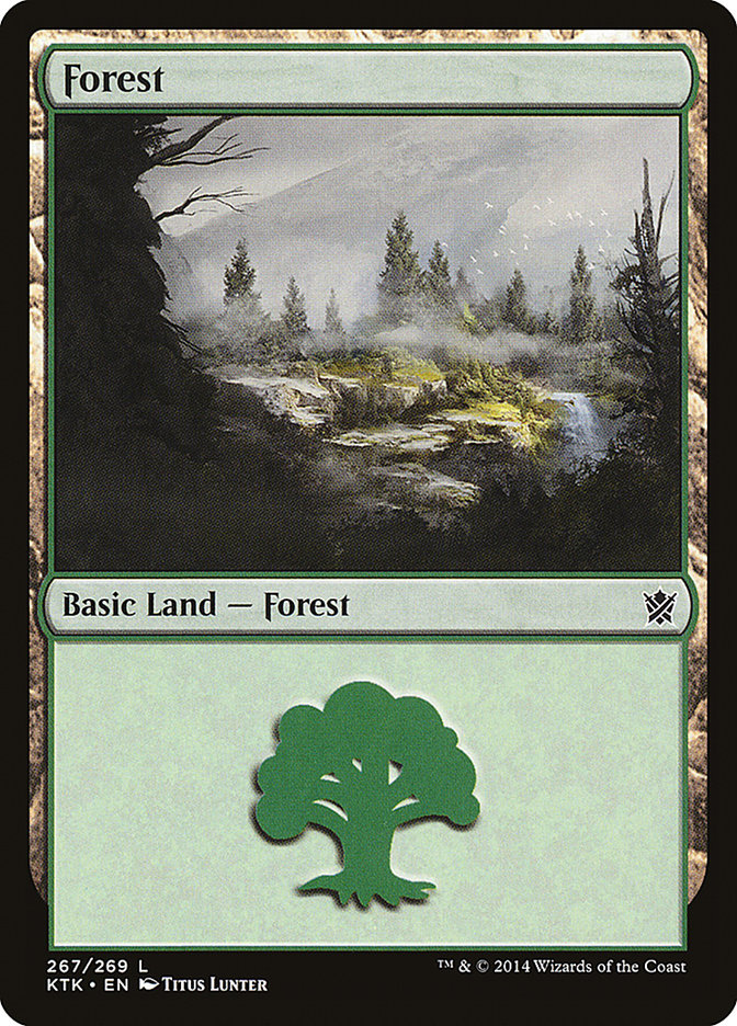 Forest (267) [Khans of Tarkir] | Nerdhalla Games