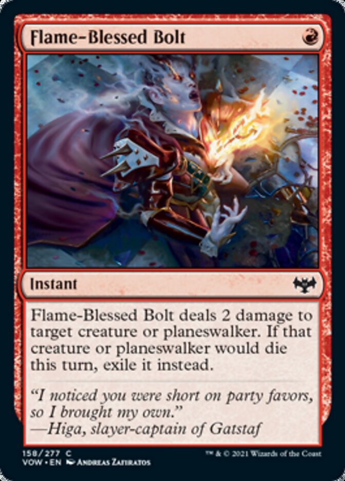 Flame-Blessed Bolt [Innistrad: Crimson Vow] | Nerdhalla Games