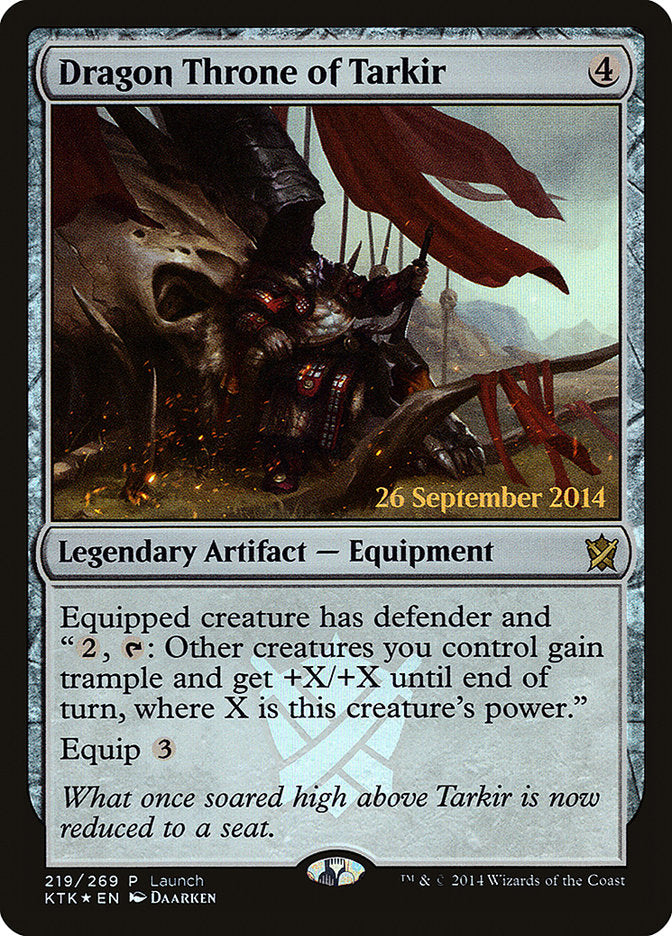 Dragon Throne of Tarkir (Launch) [Khans of Tarkir Prerelease Promos] | Nerdhalla Games