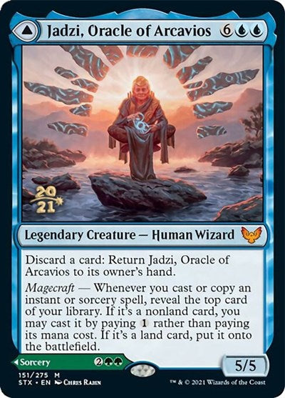 Jadzi, Oracle of Arcavios // Journey to the Oracle [Strixhaven: School of Mages Prerelease Promos] | Nerdhalla Games