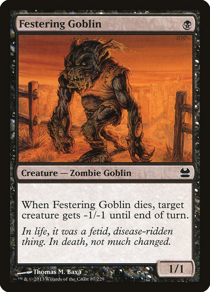 Festering Goblin [Modern Masters] | Nerdhalla Games