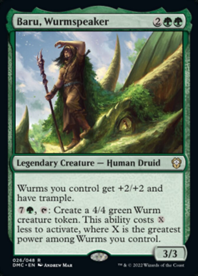 Baru, Wurmspeaker [Dominaria United Commander] | Nerdhalla Games