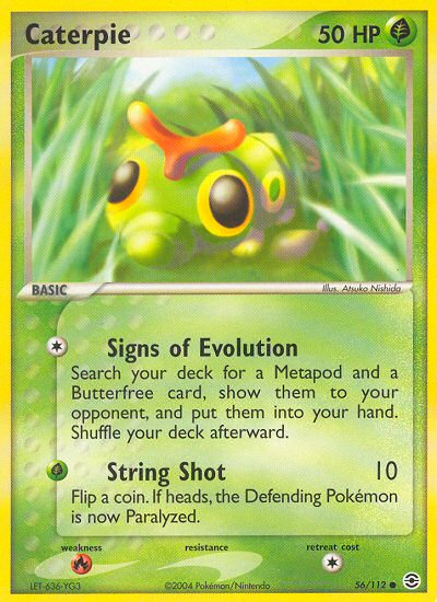 Caterpie (56/112) [EX: FireRed & LeafGreen] | Nerdhalla Games