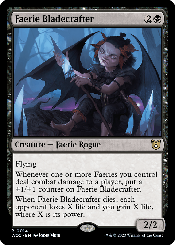 Faerie Bladecrafter [Wilds of Eldraine Commander] | Nerdhalla Games