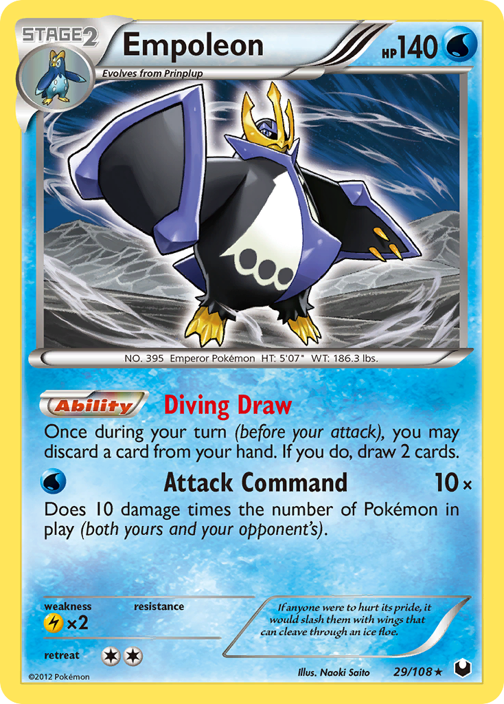 Empoleon (29/108) [Black & White: Dark Explorers] | Nerdhalla Games