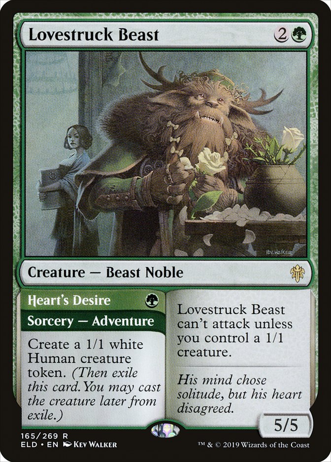 Lovestruck Beast // Heart's Desire [Throne of Eldraine] | Nerdhalla Games