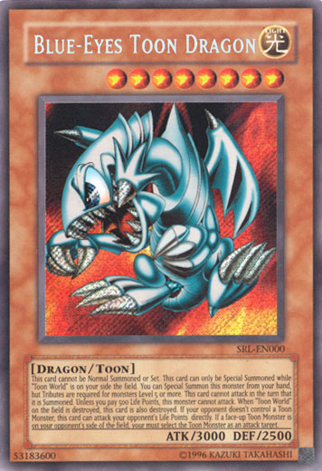 Blue-Eyes Toon Dragon [SRL-EN000] Secret Rare | Nerdhalla Games