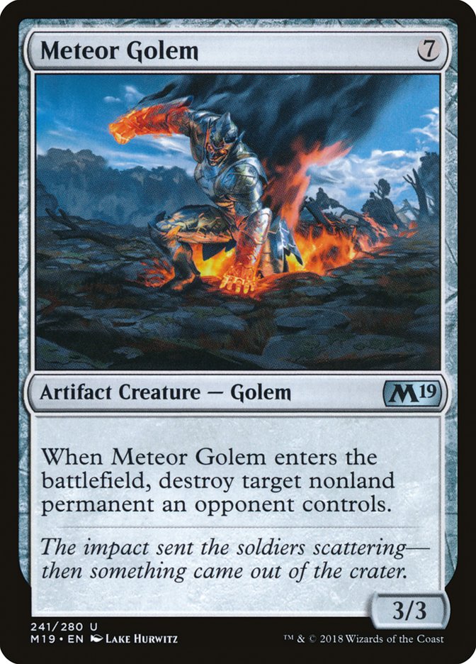 Meteor Golem [Core Set 2019] | Nerdhalla Games