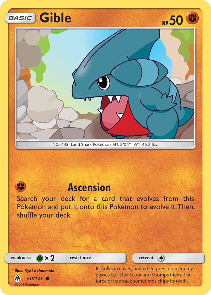 Gible (60/131) [Sun & Moon: Forbidden Light] | Nerdhalla Games