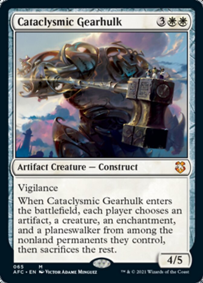 Cataclysmic Gearhulk [Dungeons & Dragons: Adventures in the Forgotten Realms Commander] | Nerdhalla Games