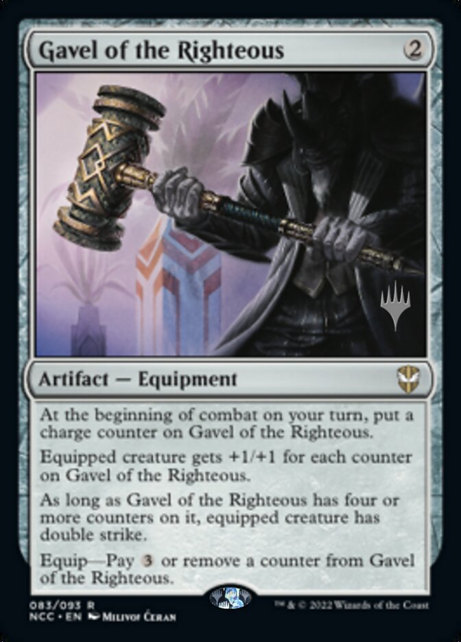 Gavel of the Righteous (Promo Pack) [Streets of New Capenna Commander Promos] | Nerdhalla Games