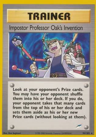 Impostor Professor Oak's Invention (94/105) [Neo Destiny Unlimited] | Nerdhalla Games