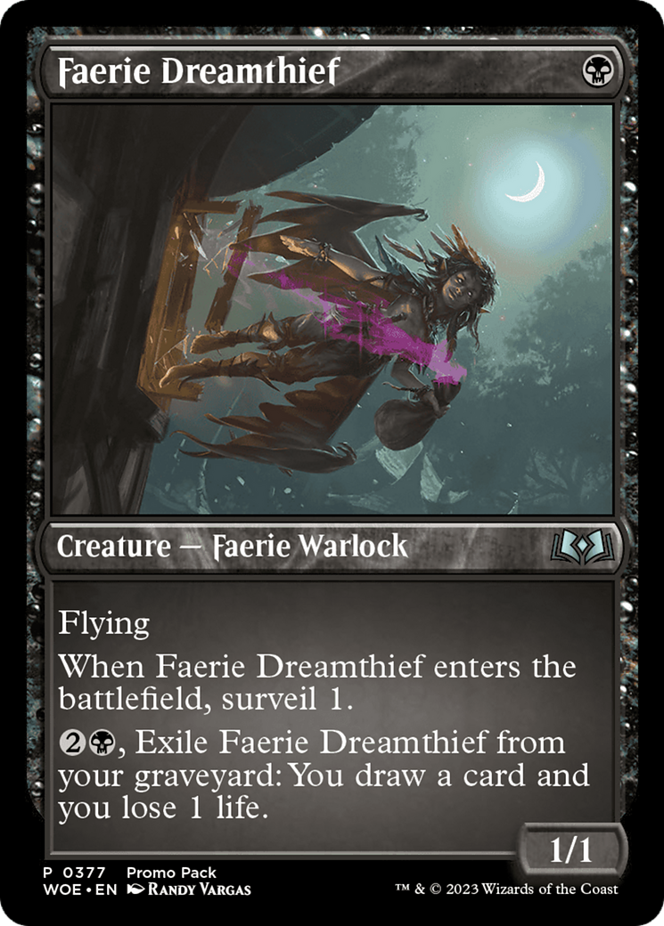 Faerie Dreamthief (Promo Pack) [Wilds of Eldraine Promos] | Nerdhalla Games