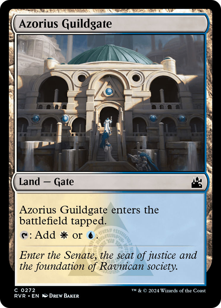 Azorius Guildgate [Ravnica Remastered] | Nerdhalla Games