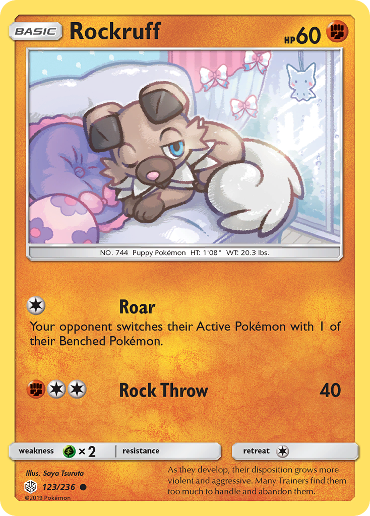 Rockruff (123/236) [Sun & Moon: Cosmic Eclipse] | Nerdhalla Games