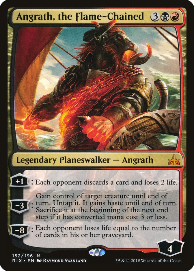 Angrath, the Flame-Chained [Rivals of Ixalan] | Nerdhalla Games