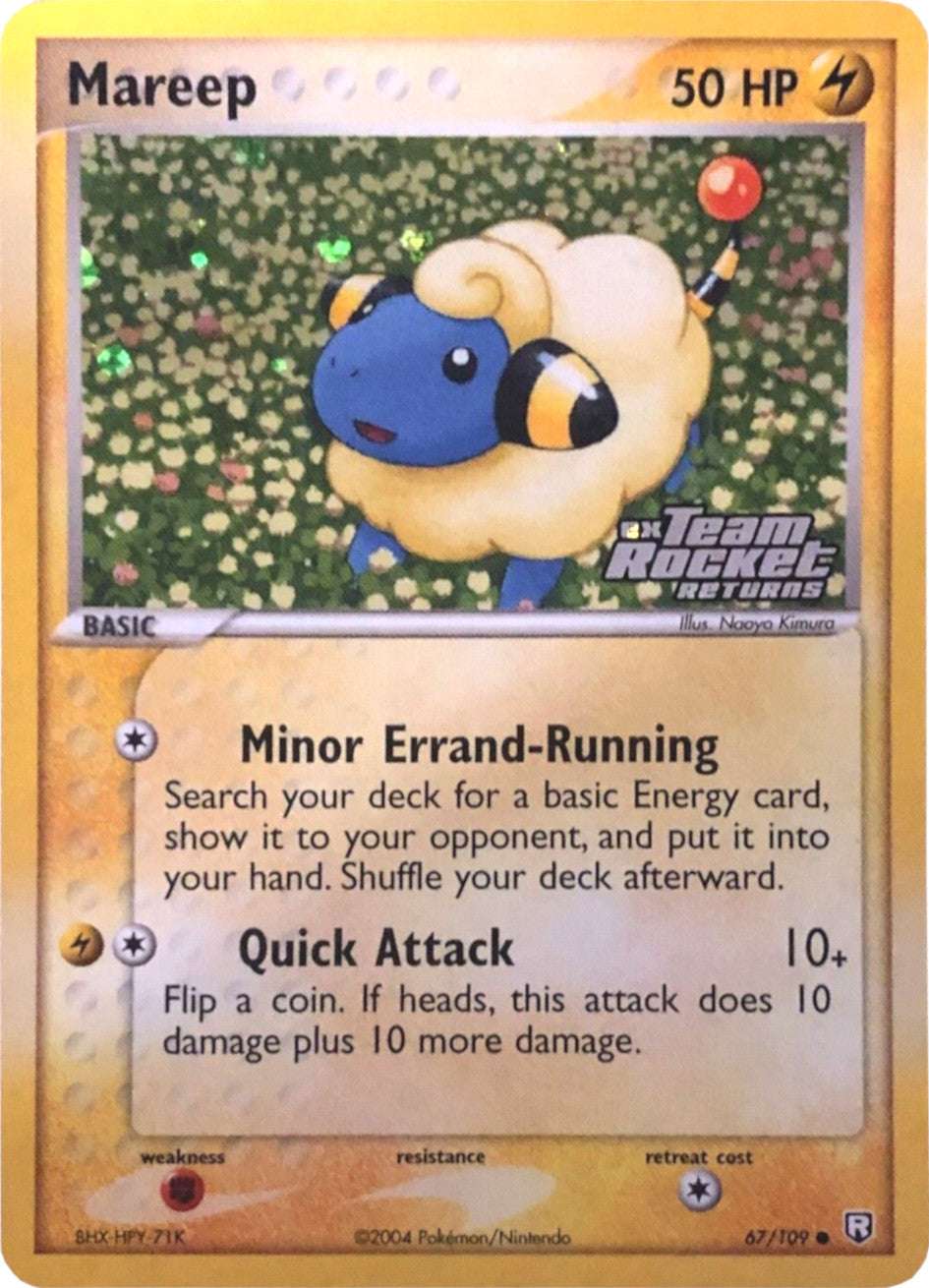 Mareep (67/109) (Stamped) [EX: Team Rocket Returns] | Nerdhalla Games