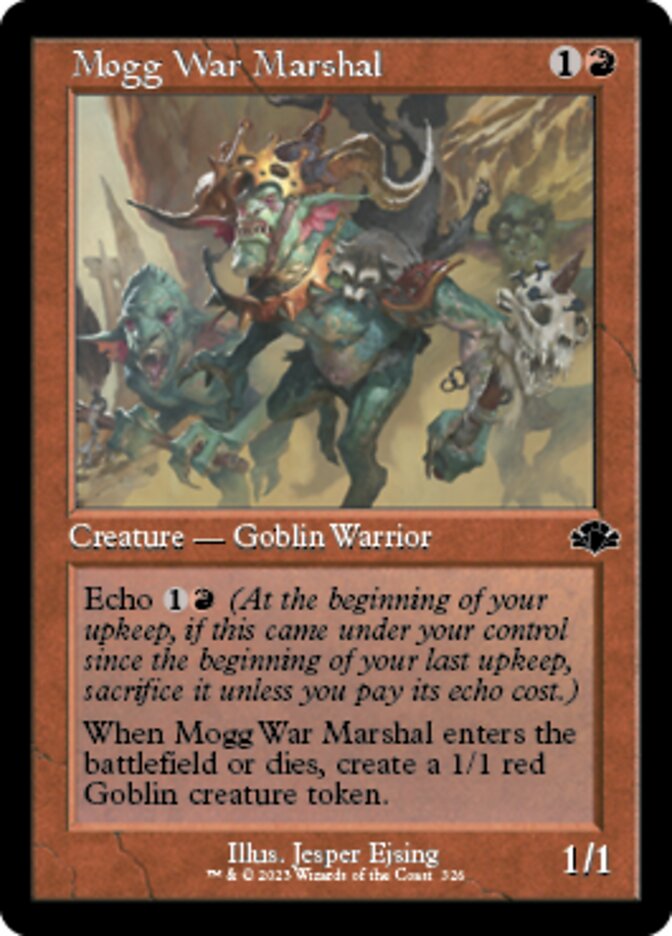 Mogg War Marshal (Retro) [Dominaria Remastered] | Nerdhalla Games