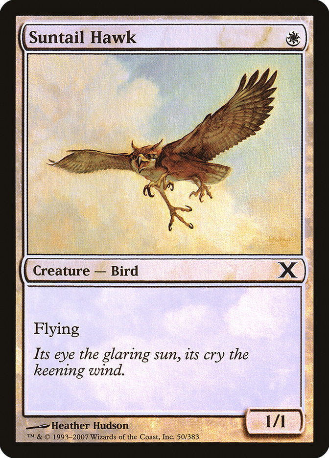 Suntail Hawk (Premium Foil) [Tenth Edition] | Nerdhalla Games