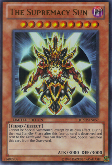 The Supremacy Sun [JUMP-EN057] Ultra Rare | Nerdhalla Games