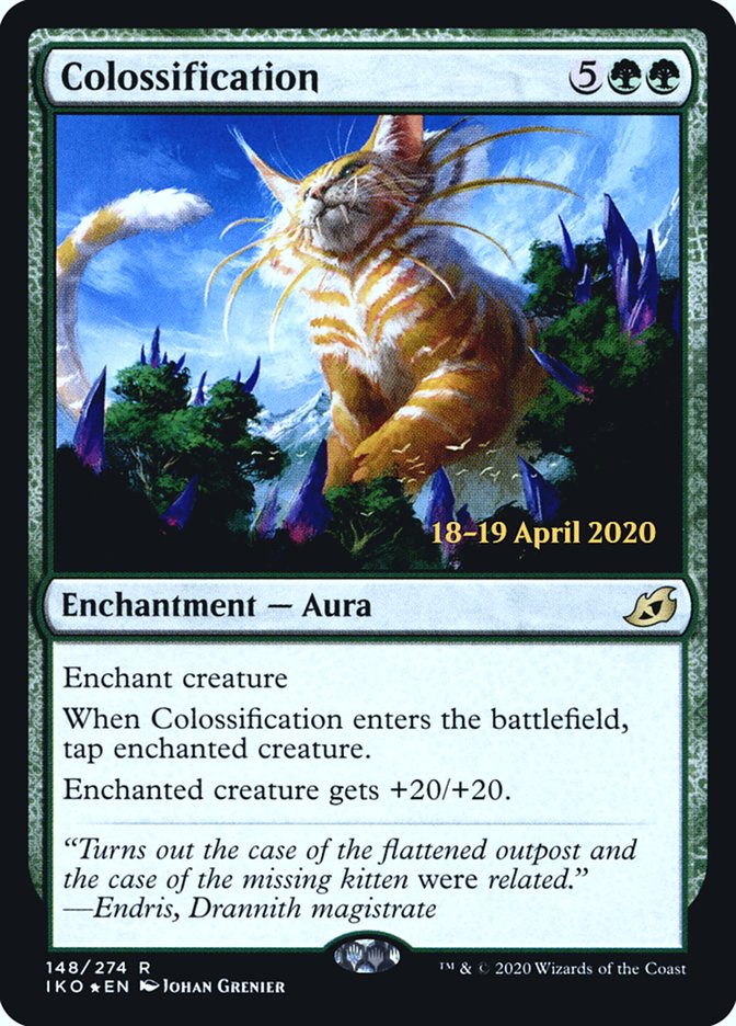 Colossification  [Ikoria: Lair of Behemoths Prerelease Promos] | Nerdhalla Games