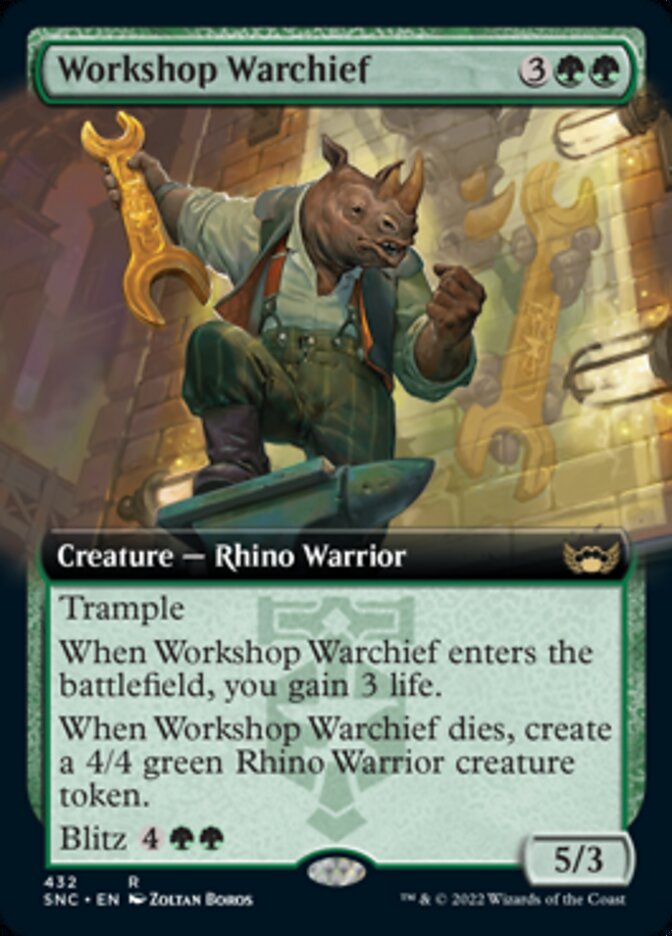 Workshop Warchief (Extended Art) [Streets of New Capenna] | Nerdhalla Games