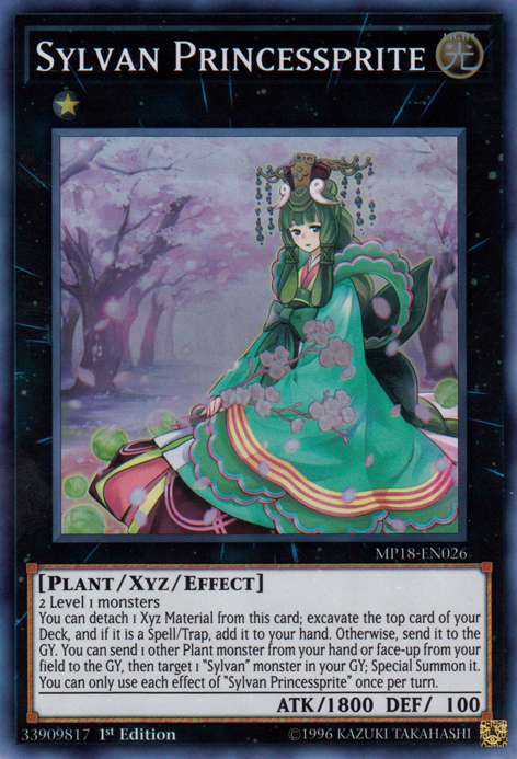 Sylvan Princessprite [MP18-EN026] Super Rare | Nerdhalla Games