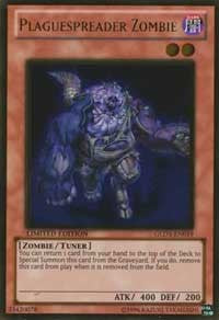 Plaguespreader Zombie [GLD3-EN019] Gold Rare | Nerdhalla Games