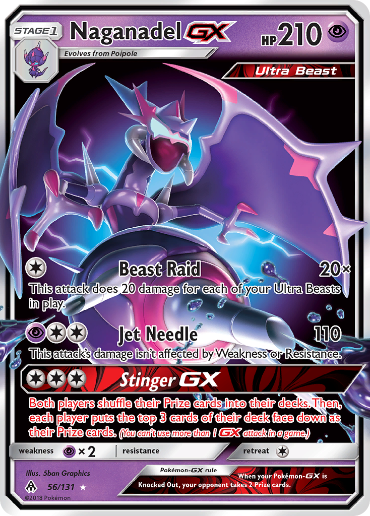 Naganadel GX (56/131) [Sun & Moon: Forbidden Light] | Nerdhalla Games