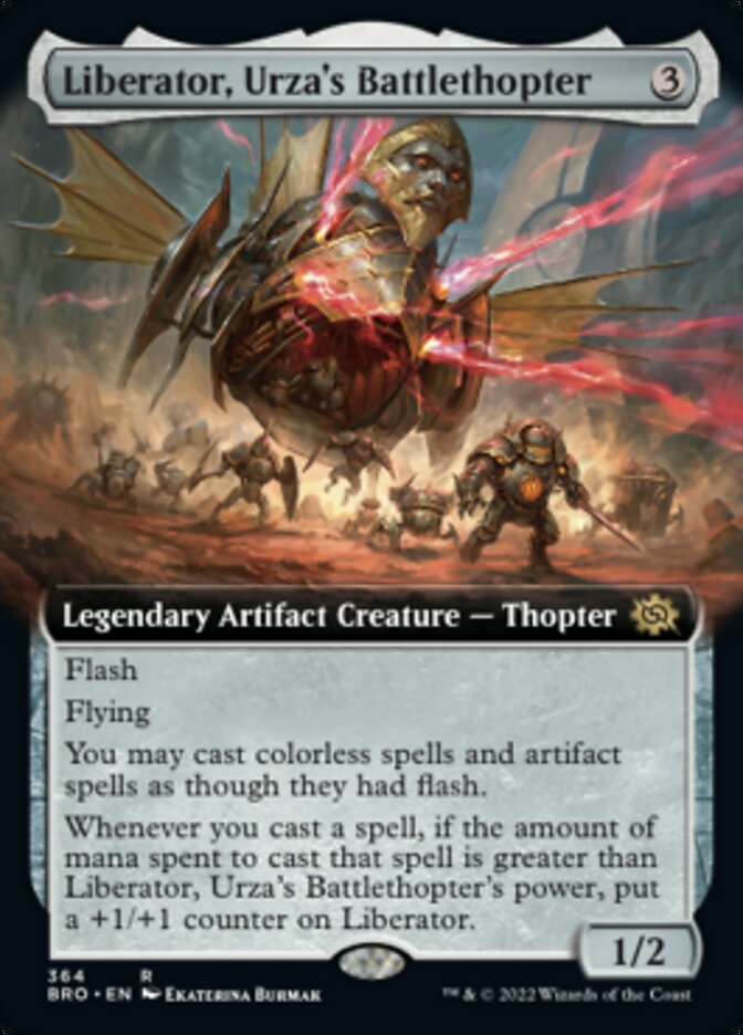 Liberator, Urza's Battlethopter (Extended Art) [The Brothers' War] | Nerdhalla Games