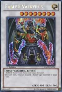 Fabled Valkyrus [HA02-EN056] Secret Rare | Nerdhalla Games