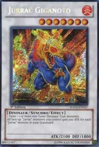 Jurrac Giganoto [HA02-EN057] Secret Rare | Nerdhalla Games