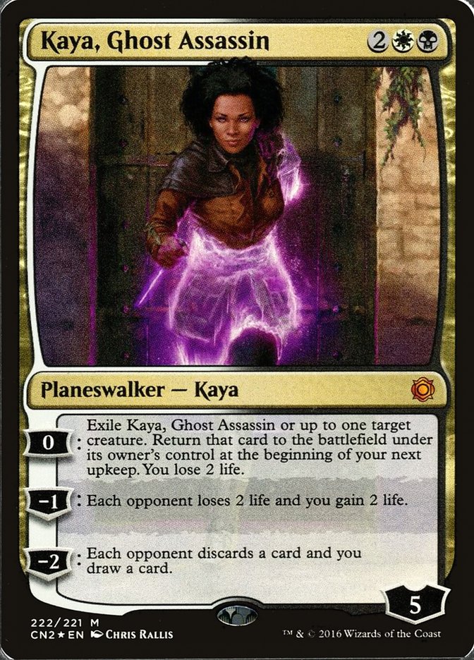 Kaya, Ghost Assassin (222/221) [Conspiracy: Take the Crown] | Nerdhalla Games