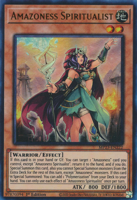 Amazoness Spiritualist [MP23-EN222] Ultra Rare | Nerdhalla Games