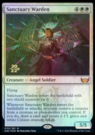 Sanctuary Warden [Streets of New Capenna Prerelease Promos] | Nerdhalla Games