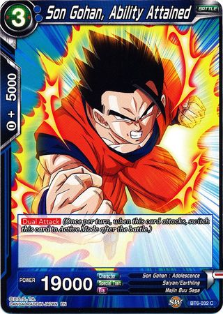 Son Gohan, Ability Attained [BT6-032] | Nerdhalla Games