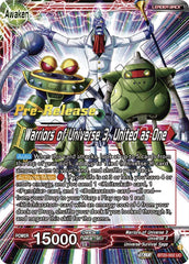 Paparoni // Warriors of Universe 3, United as One (BT20-002) [Power Absorbed Prerelease Promos] | Nerdhalla Games