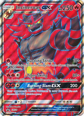 Incineroar GX (SM38) (Jumbo Card) [Sun & Moon: Black Star Promos] | Nerdhalla Games