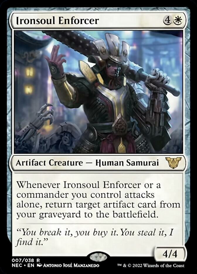 Ironsoul Enforcer [Kamigawa: Neon Dynasty Commander] | Nerdhalla Games