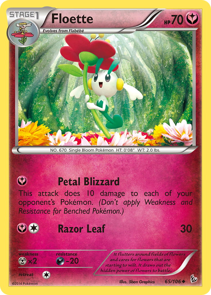 Floette (65/106) [XY: Flashfire] | Nerdhalla Games