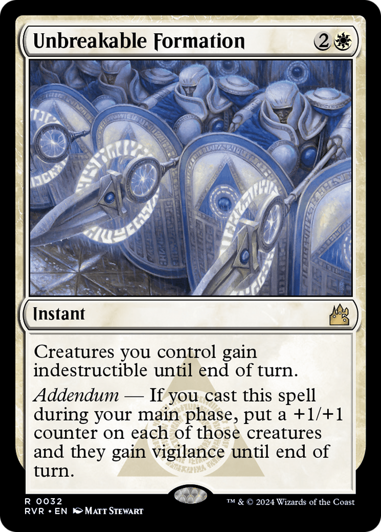 Unbreakable Formation [Ravnica Remastered] | Nerdhalla Games