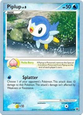 Piplup LV.8 (72/100) (Empotech - Dylan Lefavour) [World Championships 2008] | Nerdhalla Games