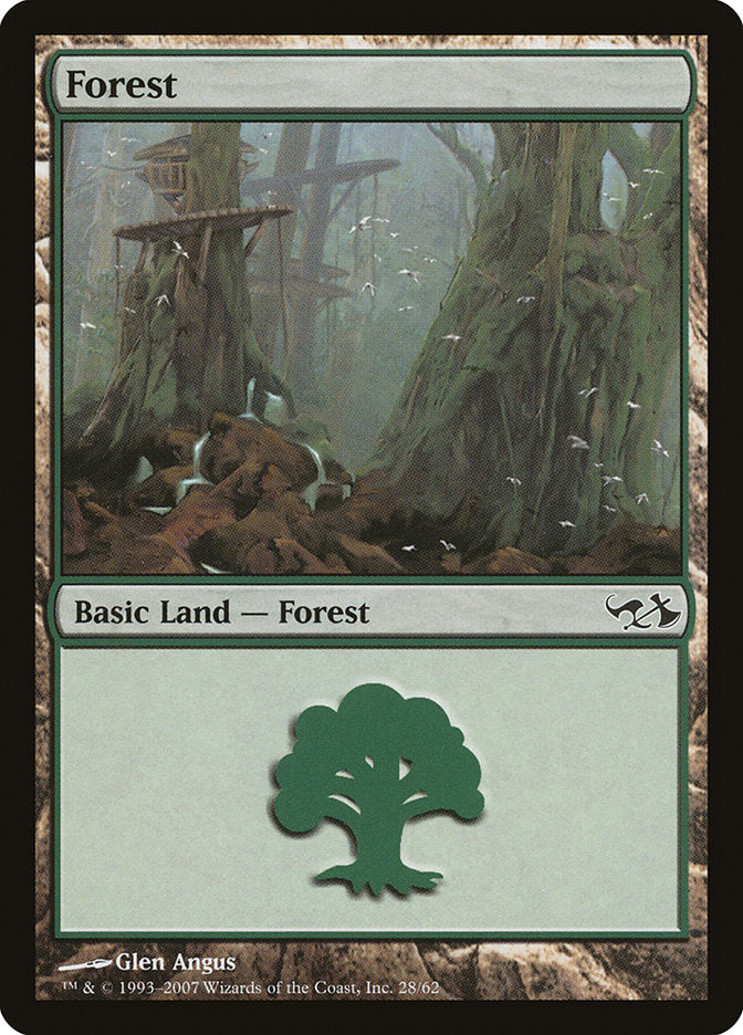 Forest (28) [Duel Decks: Elves vs. Goblins] | Nerdhalla Games